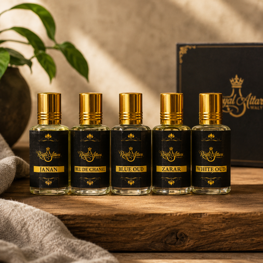 🔥 ROYAL ATTARS WALY – 5 PREMIUM ATTARS COLLECTION 🔥