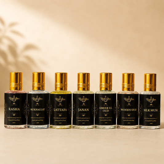 Azaadi Special Deal – 7 Premium Attars (12ML Each) | Royal Attars Waly